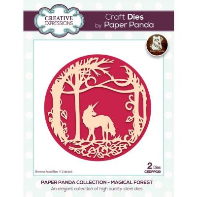 Creative Expressions Paper Panda Craft Die - Magical Forest
